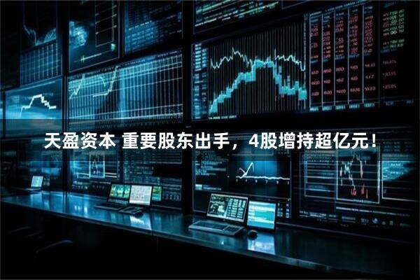 天盈资本 重要股东出手,4股增持超亿元!